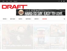 Tablet Screenshot of draftmag.com